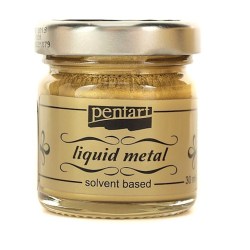 Φύλλο χρυσού Yγρό Pentart Liquid metal, Gold 30ml